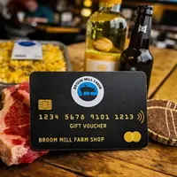 Broom Mill Farm gift cards for the restaurant and farm shop