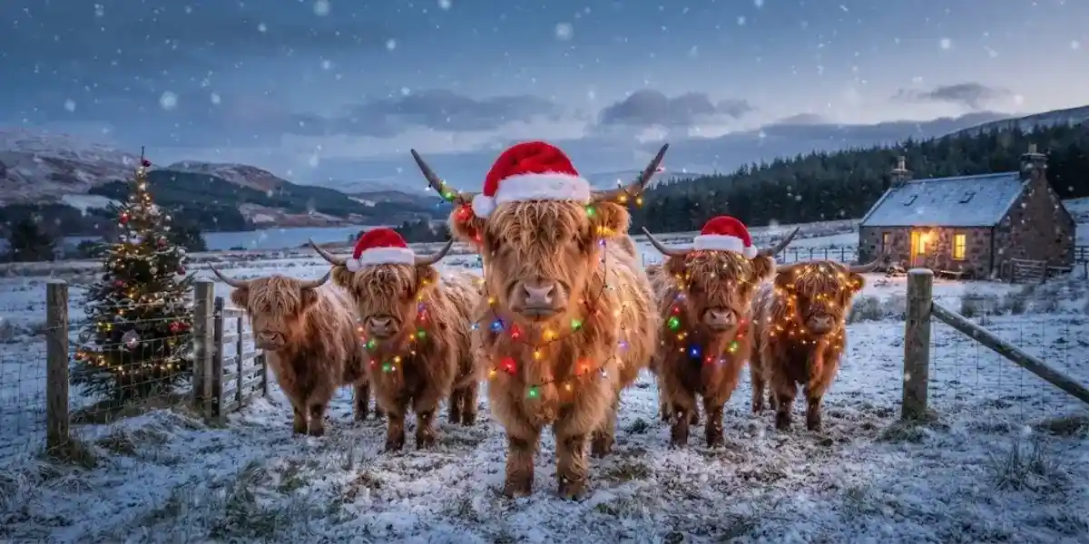 Christmas at Broom Mill Farm Shop Bishop Auckland