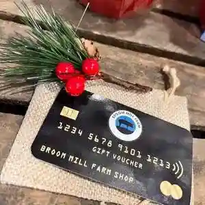 Christmas gift vouchers at Broom Mill Farm