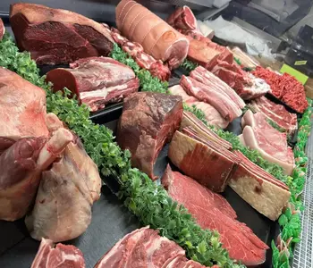 Grass-fed beef and rare breed pork at Christmas at Broom Mill Farm