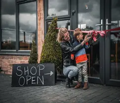MP Dehenna Davison Reopening Broom Mill Farm Shop & Cafe in 2021