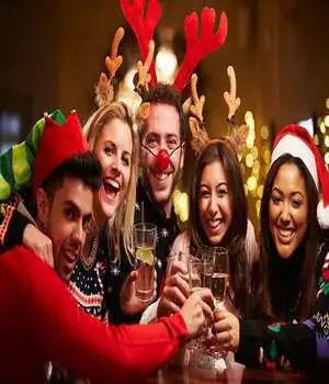 Staff Christmas party at The Mill Kitchen, Broom Mill Farm